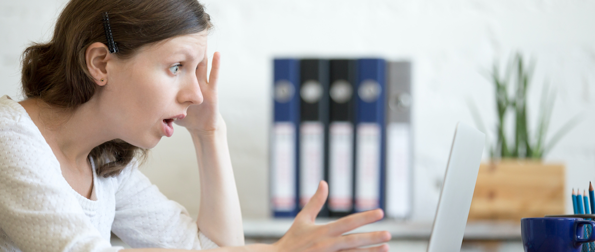 Young stressed woman